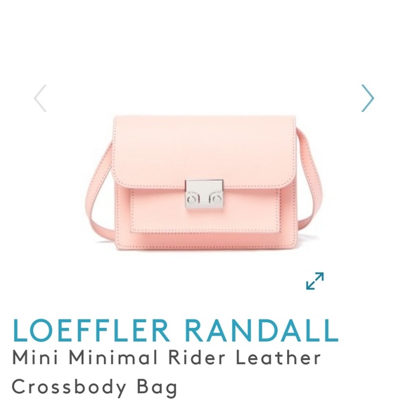 Loeffler Randall Handbags - NWT Loeffler Randall Mini Rider bag, light pink